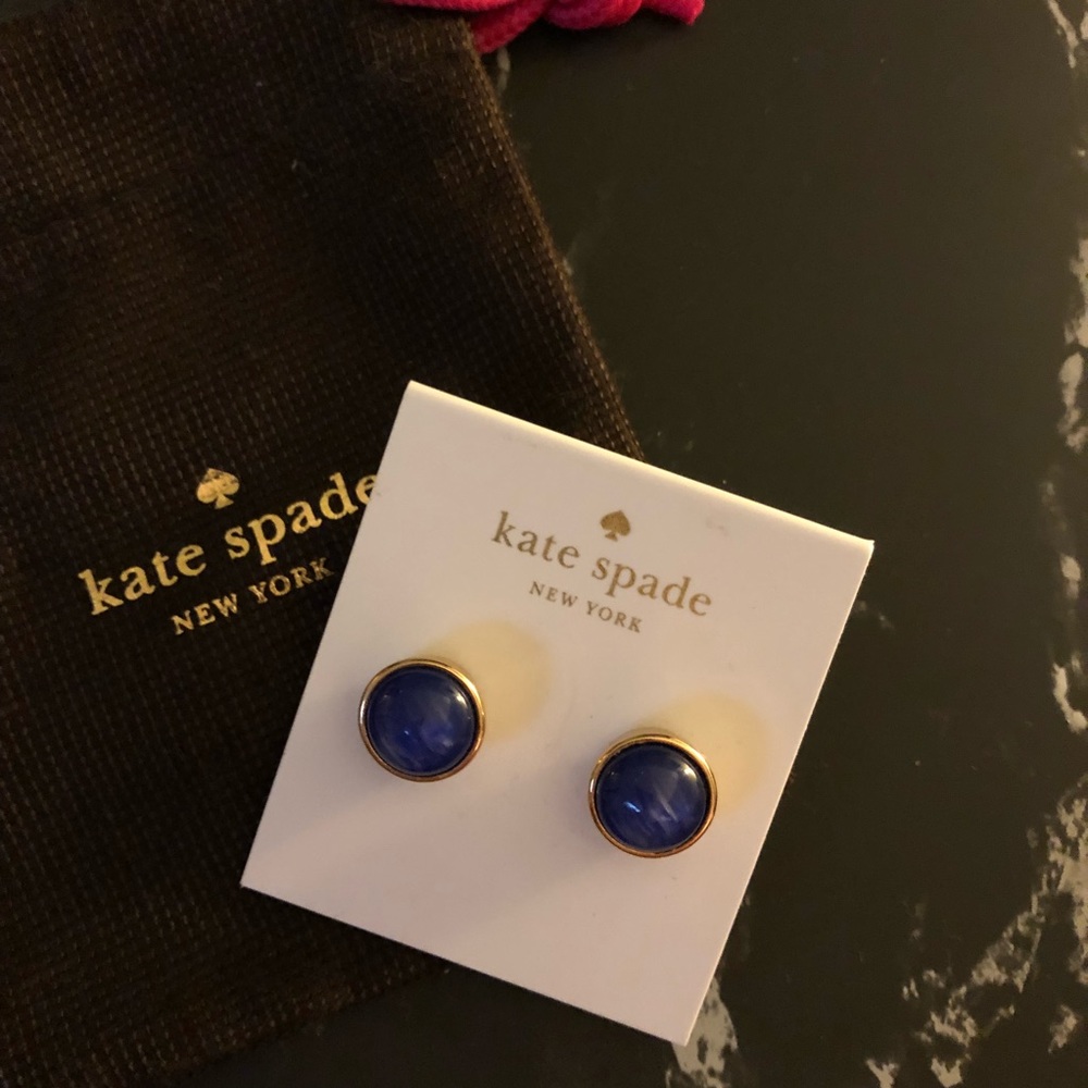 Blue Kate Spade Earrings - Picture 2 of 3